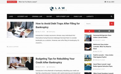 lawdefence.org screenshot