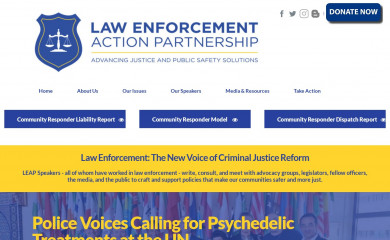 lawenforcementactionpartnership.org screenshot