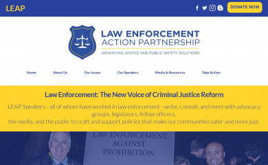 lawenforcementactionpartnership.org screenshot
