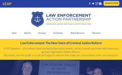 lawenforcementactionpartnership.org screenshot