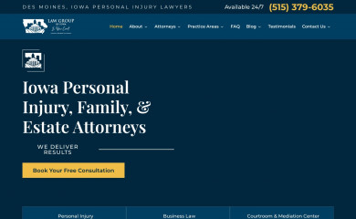 lawgroupofiowa.com screenshot