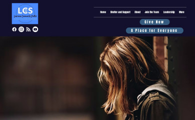 lawrenceshelter.org screenshot