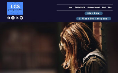 lawrenceshelter.org screenshot