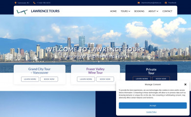 lawrencetours.com screenshot