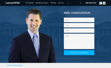 https://lawyerweb.co/#get-started screenshot