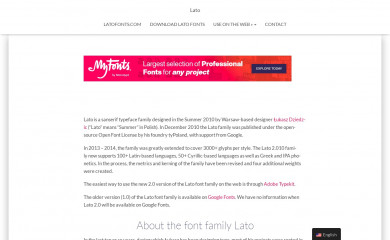 latofonts.com screenshot