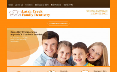 latahcreekfamilydentistry.com screenshot