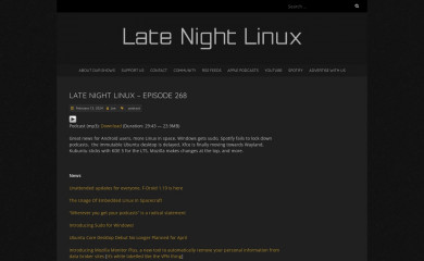 latenightlinux.com screenshot