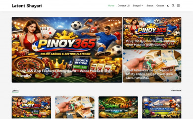 latentshayari.com screenshot