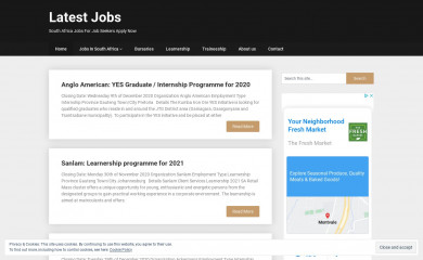 http://latestjobs.co.za screenshot