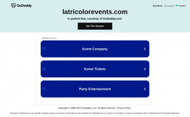 latricolorevents.com screenshot