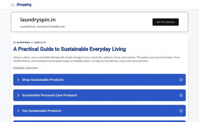 laundryspin.in screenshot