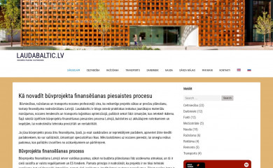 laudabaltic.lv screenshot
