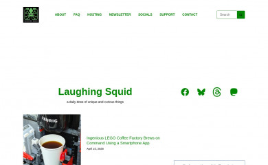 laughingsquid.com screenshot