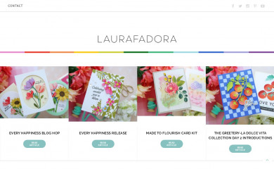 laurafadora.com screenshot