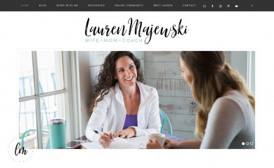 laurenmajewski.com screenshot