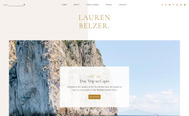 laurenbelz.com screenshot