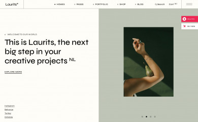 https://laurits.qodeinteractive.com screenshot