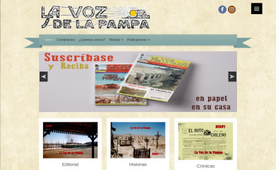 lavozdelapampa.cl screenshot