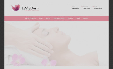 laviederm.pl screenshot