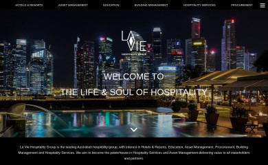 laviehospitalitygroup.com screenshot