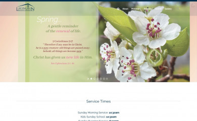 lavingtonbaptistchurch.com screenshot