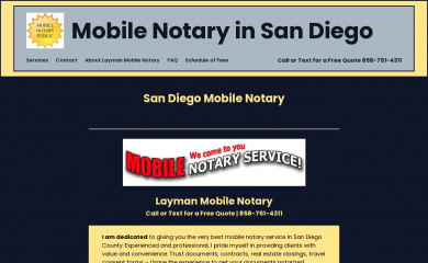 laymanmobilenotary.com screenshot
