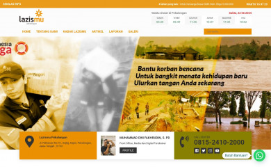 lazismupekalongan.or.id screenshot