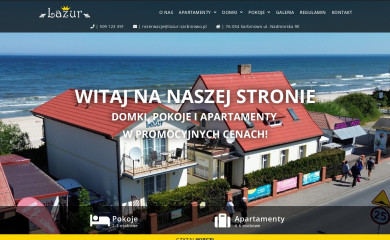 lazur-sarbinowo.pl screenshot