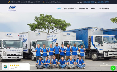 lchlogistics.com screenshot