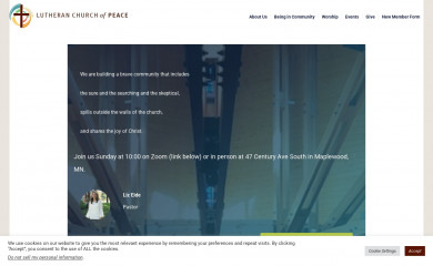 lcpeace.org screenshot