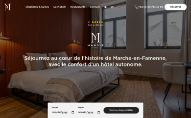 le-manoir.be screenshot