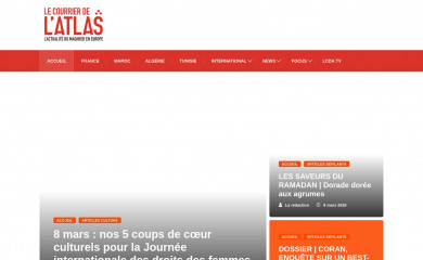 lecourrierdelatlas.com screenshot