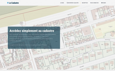 lecadastre.com screenshot