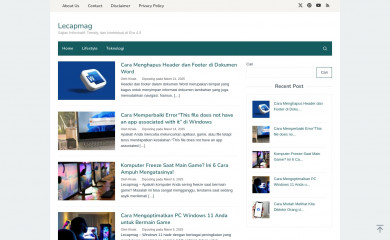 lecapmag.com screenshot
