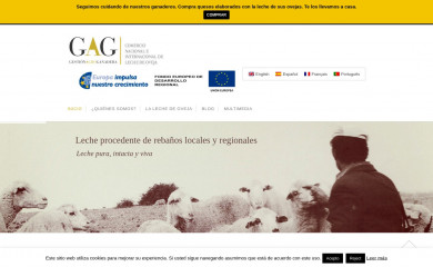lechedeoveja.es screenshot