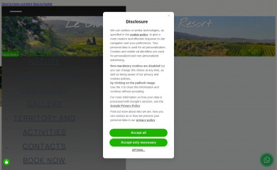 lecivetteresort.it screenshot