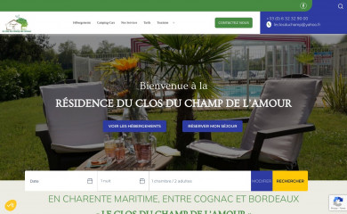 leclosduchamp.fr screenshot