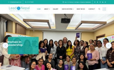 leadxnepal.com screenshot