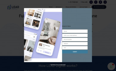 leaddigital.in screenshot