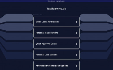leadloans.co.uk screenshot