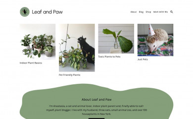 leafandpaw.com screenshot