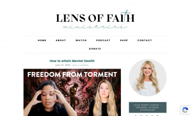 leahmariecarson.com screenshot