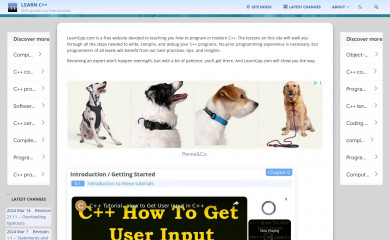 learncpp.com screenshot