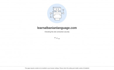 learnalbanianlanguage.com screenshot