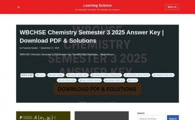 learningscience.co.in screenshot