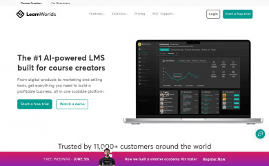 learnworlds.com screenshot