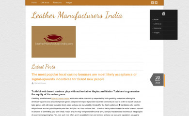 leathermanufacturersindia.com screenshot