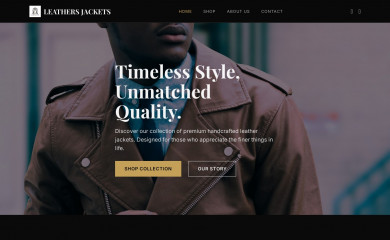 leathersjackets.com screenshot