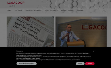 legacooplazio.it screenshot